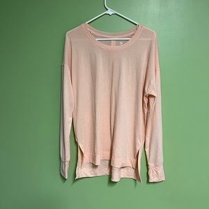 All in Motion Pink Long Sleeve Top